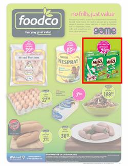 Foodco Gauteng & Polokwane : No Frills, Just Value (24 Oct - 28 Oct), page 1