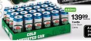 Castle Lite Beer Cans-24 x 440ml