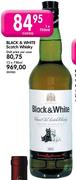 Black & White Scotch Whisky - 12 x 750ml
