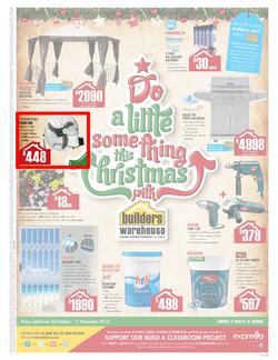 Builders Warehouse : Do a little something this Christmas (23 Oct - 11 Nov), page 1