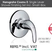 Hansgrohe Cosma E:Single Lever Shower Finishing Sel Incl.Small I-Box