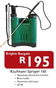 Brights Bargain Kaufmann Sprayer-16l