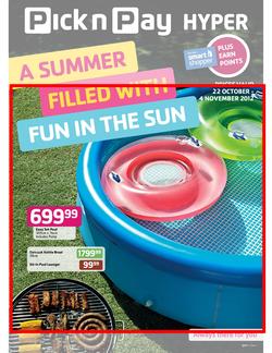 Pick n Pay Hyper : Fun in the Sun (22 Oct - 4 Nov), page 1