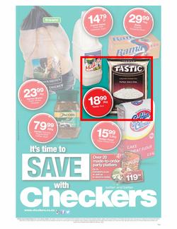 Checkers Eastern Cape : It's Time To Save (5 Nov - 18 Nov, page 1