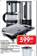 Russell Hobbs Digital Coffee Maker-RH-10968-S Each