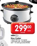 Salton Elite Slow Cooker-6ltr SFSC-06 Each