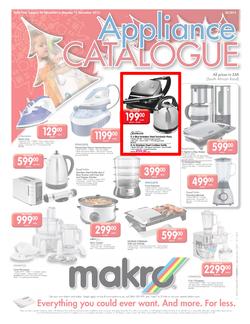 Makro : Appliance (6 Nov - 12 Nov), page 1