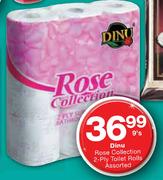 Dinu Rose Collection 2-Ply Toilet Rolls-9's