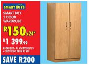 Smart Buy 2 Door Wardrobe