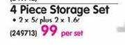 Addis 4 Piece Storage Set-Per Set