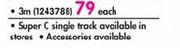 Rufflette Super C Double Track-3m Each