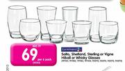 Luminare Salto, Shetland, Sterling Or Vigne Hiball Or Whisky Glasses-Per 6 Pack