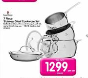 Russell Hobbs 7 Piece Stainless Steel Cookware Set-Per Set