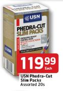 USN Phedra-Cut Slim Packs Assorted-20's Each