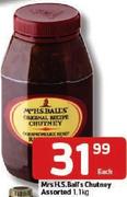 Mrs H.S Ball's Chutney-1.1Kg Each