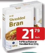 PnP Bran Flakes Or Shredded Bran-500Gm Each