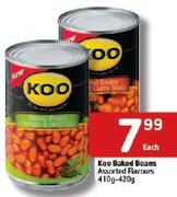 Koo Baked Beans-410/420Gm Each