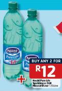 Nestle Pure Life Sparkling Still Mineral Water-2x1.5L