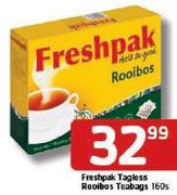 Freshpak Tagless Rooibos Teabags-160s