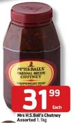 MrsH.S Ball's Chutney-1.1Kg Each