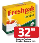Freshpak Tagless Rooibos Teabags-160s