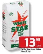 White Star Sugar Maize Meal-2.5Kg Each