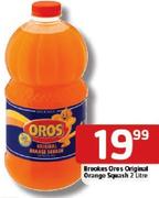 Brookes Oros Original Orange Squash-2L