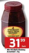 Mrs H.S Ball's Chutney-1.1Kg Each