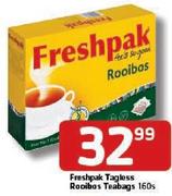 Freshpak Tagless Rooibos Teabags-160's