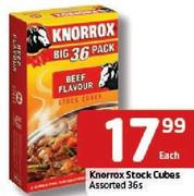 Knorrox Stock Cubes-36s Each