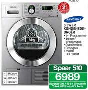 Samsung Silver Kondensordroer-8kg(SDC3K801
