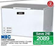 KIC Chest Freezer-207Ltr(KCG210)