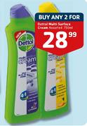 Dettol Multi Surface Cream Assorted-2x750ml