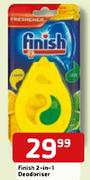 Finish 2-In-1 Deodoriser