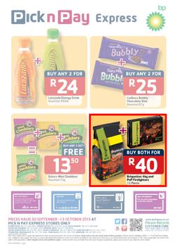 Pick N Pay Express Gauteng : Summer Convenience (30 Sep - 13 Oct 2013), page 4