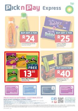 Pick N Pay Express Gauteng : Summer Convenience (30 Sep - 13 Oct 2013), page 4