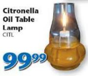 Citronella Oil Table Lamp(CITL)