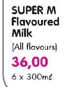 Super M Flavoured Milk-6x300Ml