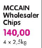 Mccain Wholesaler Chips-4x2.5Kg