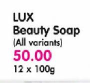 Lux Beauty Soap(All Variants)-12 x 100gm
