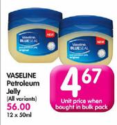 Vaseline Petroleum Jelly(All Variants)-50ml