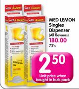 Med Lemon Singles Dispenser(All Flavours) Each
