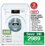 Defy Front Load Eco Washing Machine-6kg(DAW369)