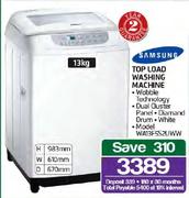 Samsung Top Load Washing Machine-13kg(WA13FSS2UWW)