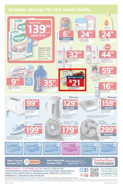 Pick N Pay Gauteng : Summer Savings (8 Oct - 13 Oct 2013), page 4