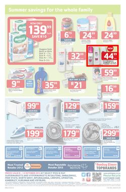 Pick N Pay Gauteng : Summer Savings (8 Oct - 13 Oct 2013), page 4