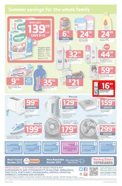 Pick N Pay Gauteng : Summer Savings (8 Oct - 13 Oct 2013), page 4