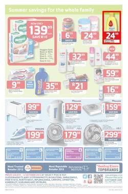 Pick N Pay Gauteng : Summer Savings (8 Oct - 13 Oct 2013), page 4