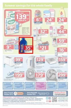 Pick N Pay Gauteng : Summer Savings (8 Oct - 13 Oct 2013), page 4