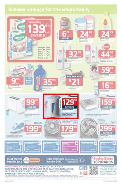 Pick N Pay Gauteng : Summer Savings (8 Oct - 13 Oct 2013), page 4
